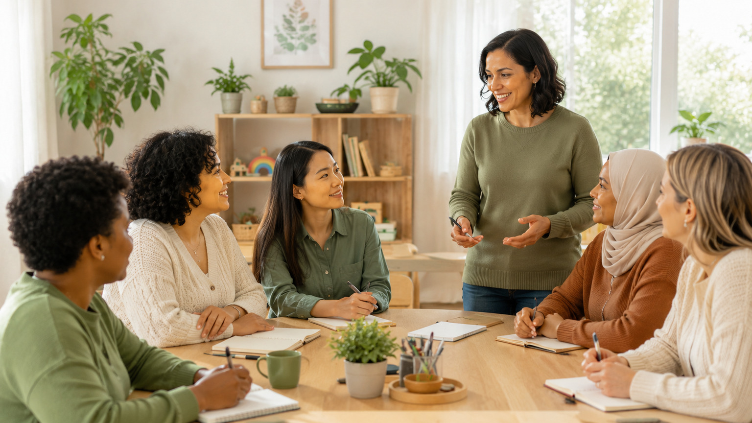 A Family Day Care educator receiving professional guidance and support